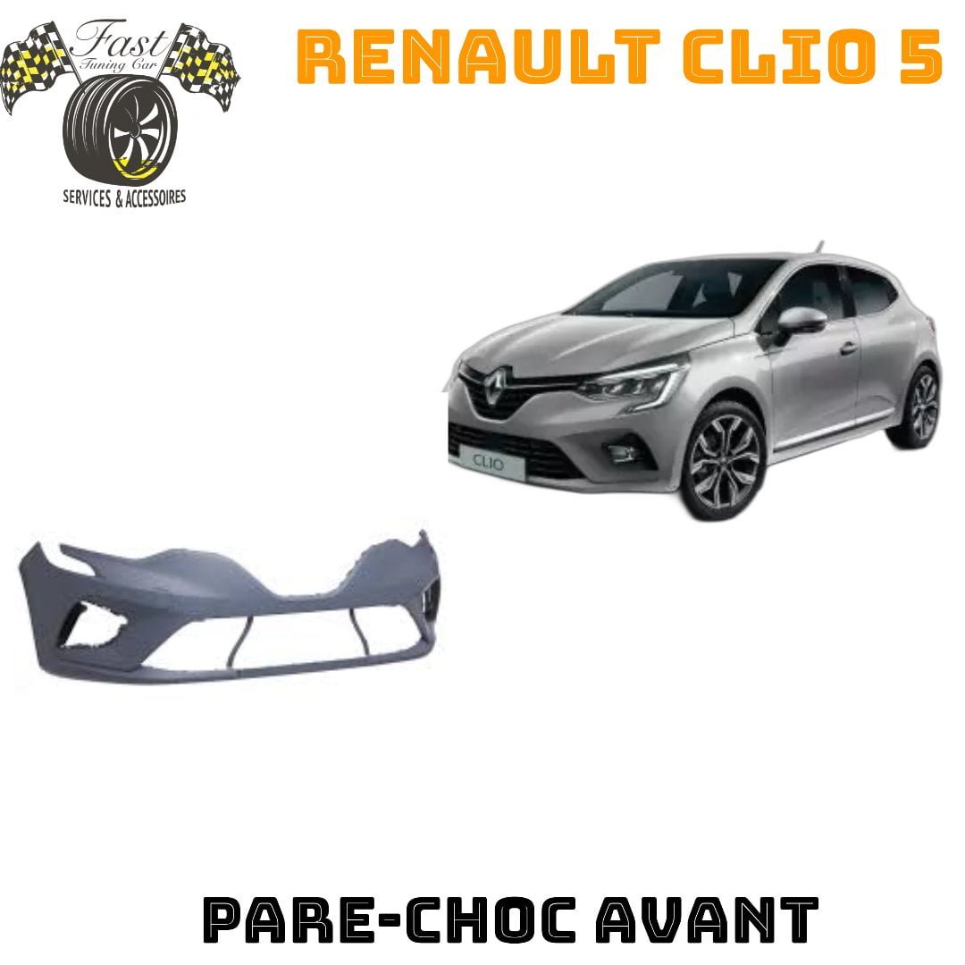 Pare chocs avant pour renault clio v phase 1, 2019+