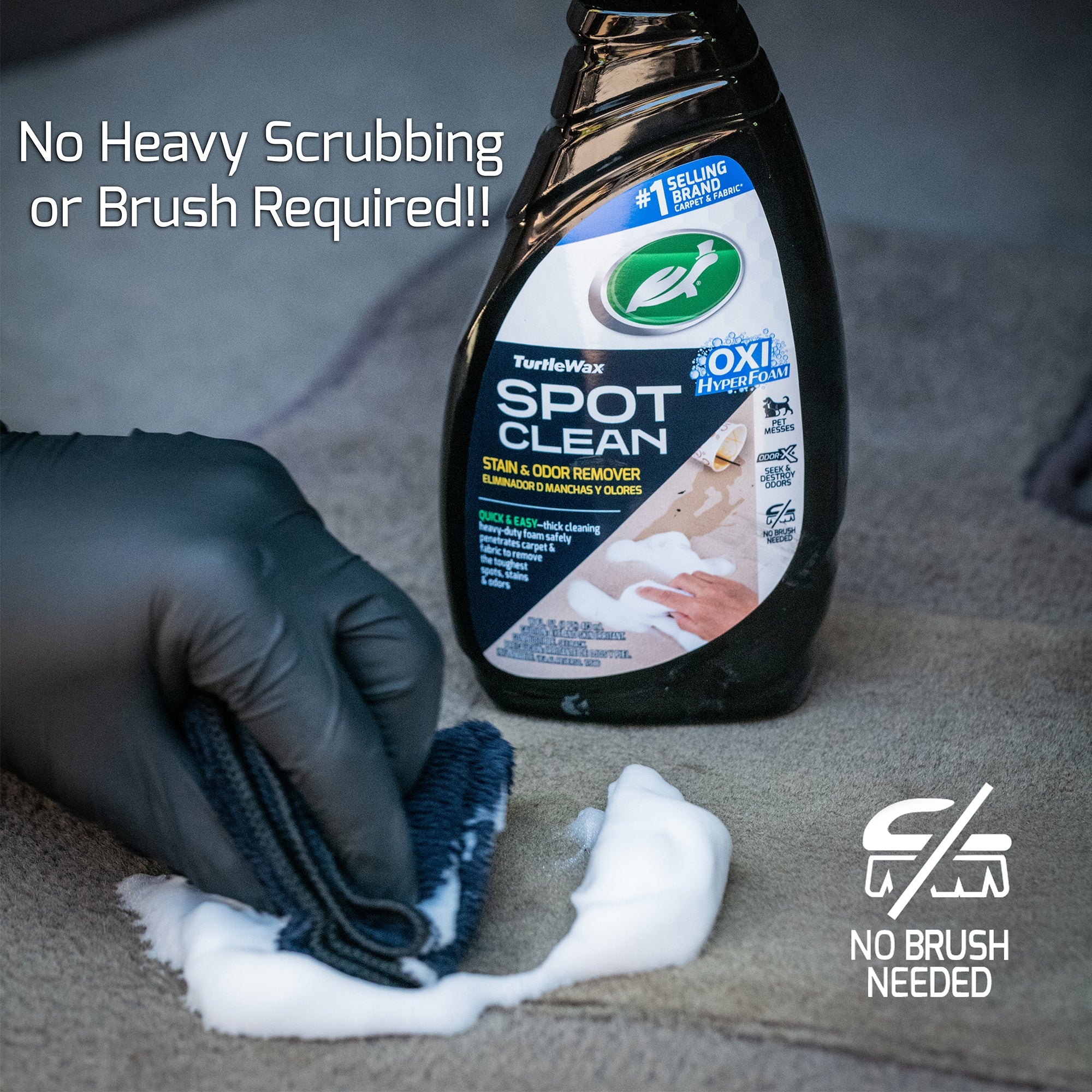 Turtle Wax Spot Clean – Détachant & Désodorisant Intérieur 500 ml