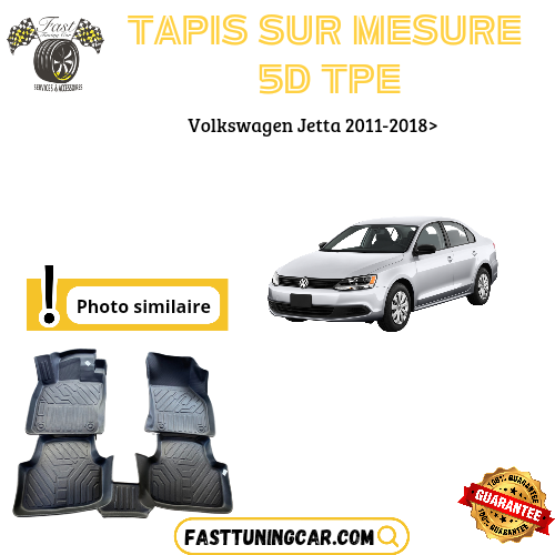 Tapis sur mesure 5D TPE Volkswagen Jetta 2011-2018