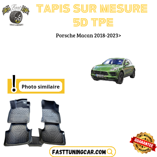 Tapis sur mesure 5D TPE Porsche Macan 2018-2023>