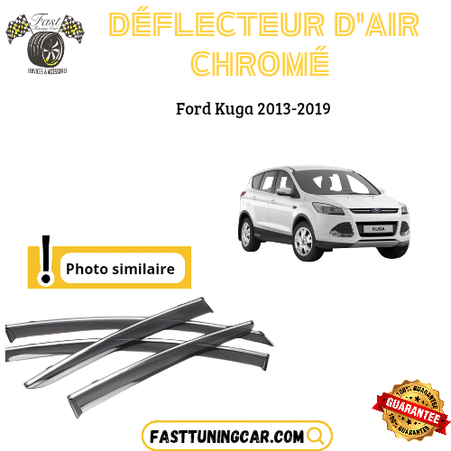 Déflecteur d’air noir et chromé Ford Kuga 2013-2019