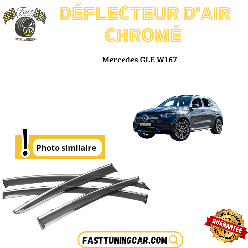 Déflecteur d’air noir et chromé Mercedes GLE W167