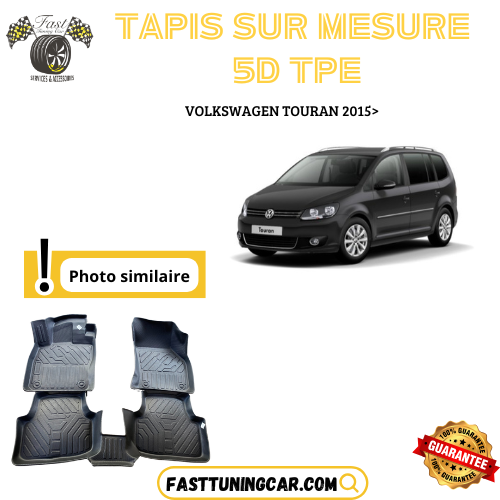 Tapis sur mesure 5D TPE Volkswagen Touran 2015>