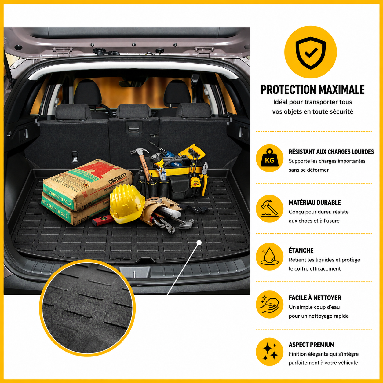 Tapis de coffre 4D Renault Kardian 2023 >