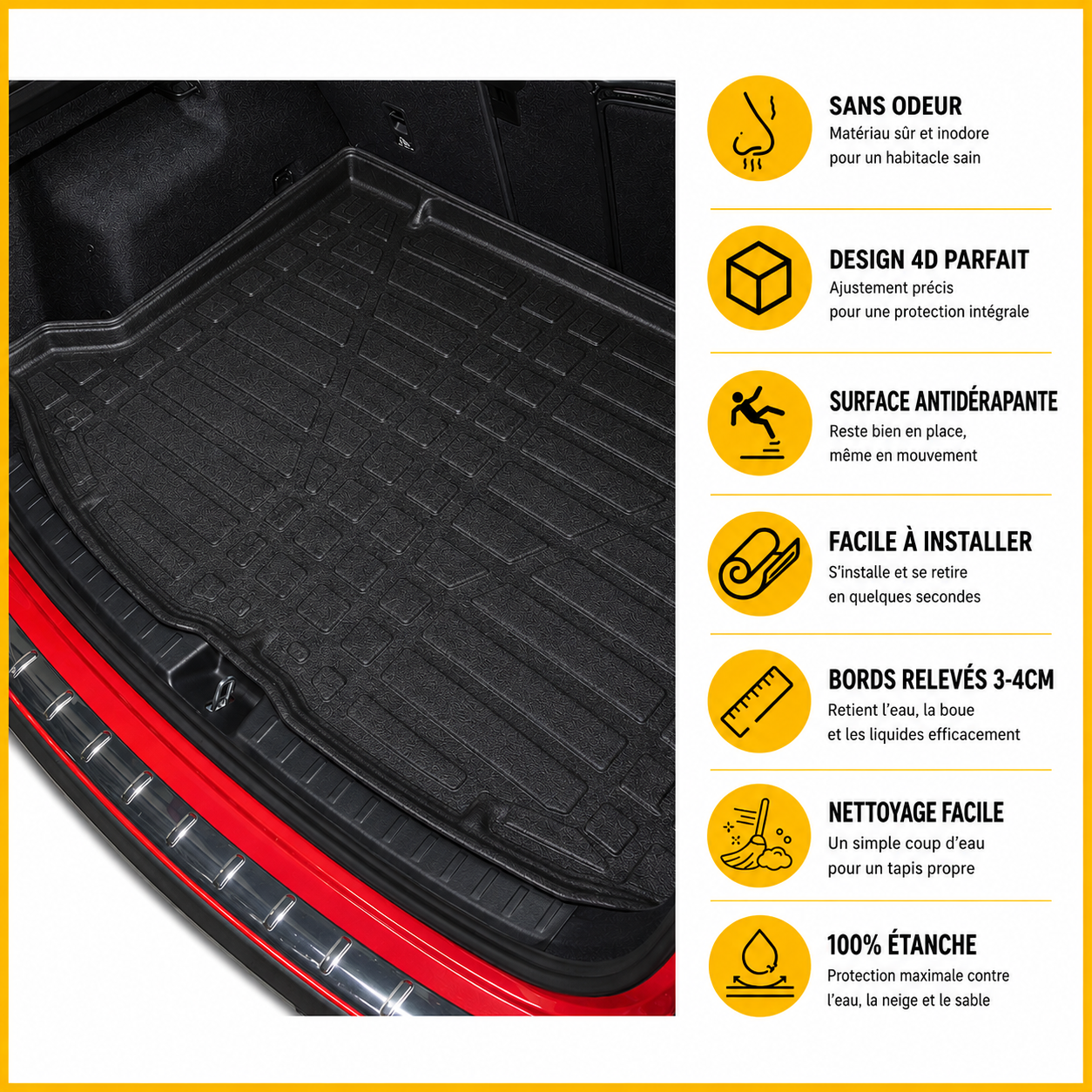 Tapis de coffre 4D Renault Kardian 2023 >