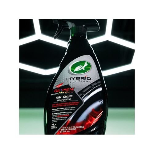 Turtle wax hybrid solutions revêtement en graphène acrylique pour pneus en spray 680 ml