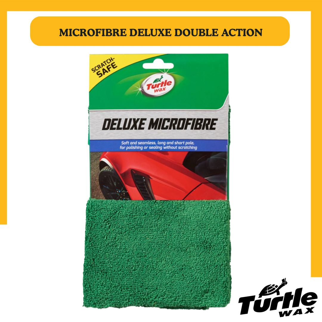 Turtle Wax Serviette Microfibre Deluxe Double Action