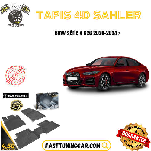 Tapis Sur Mesure 4D Premium BMW Serie 4 G26 2020-2024