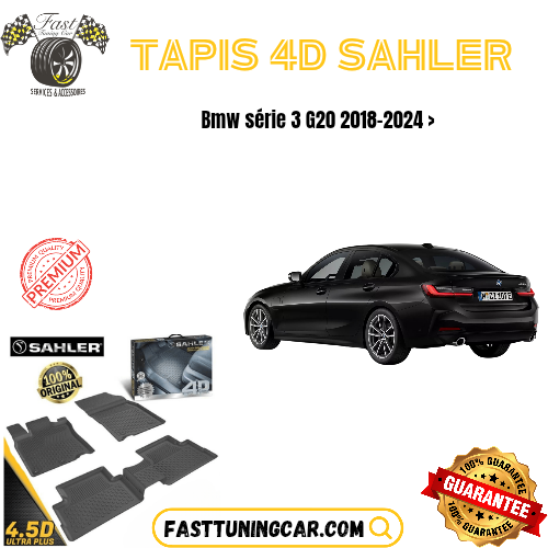 Tapis Sur Mesure 4D Premium BMW Serie 3 G20 2018-2024>