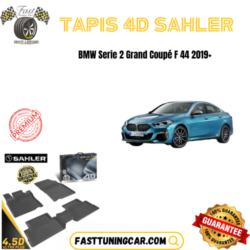 Tapis sur mesure 4D Premium BMW Serie 2 grand coupé 2019+