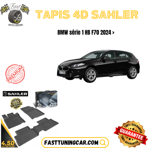 Tapis sur mesure 4D Premium BMW Série 1 HB F70 2024 >