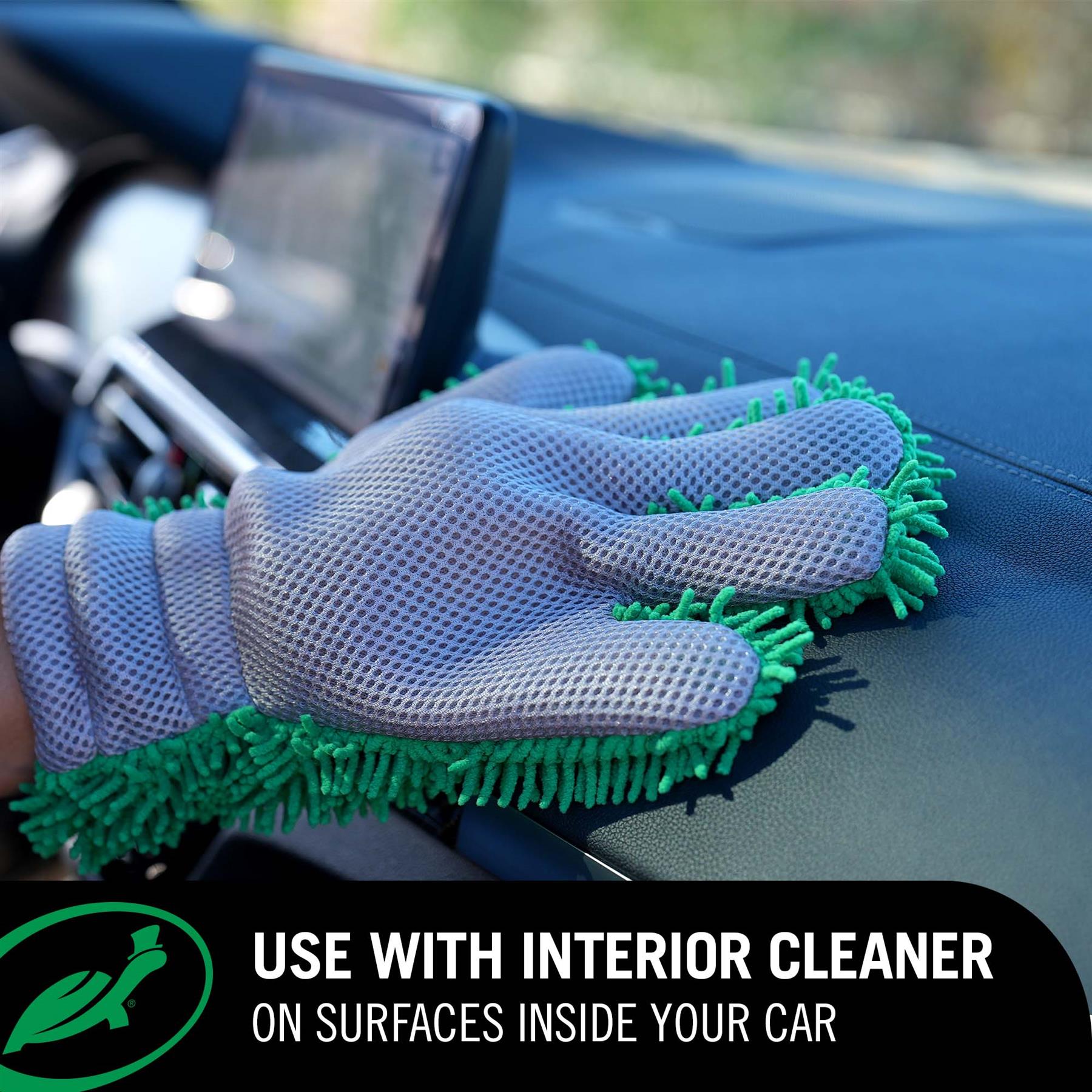 Gant de lavage auto double action microfibre Turtle Wax