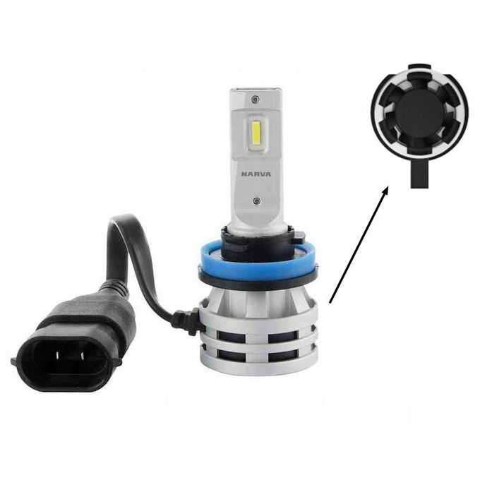 Ampoules LED H11 24W 6500K Blanc Intense – Narva Range | Haute Performance Plug & Play