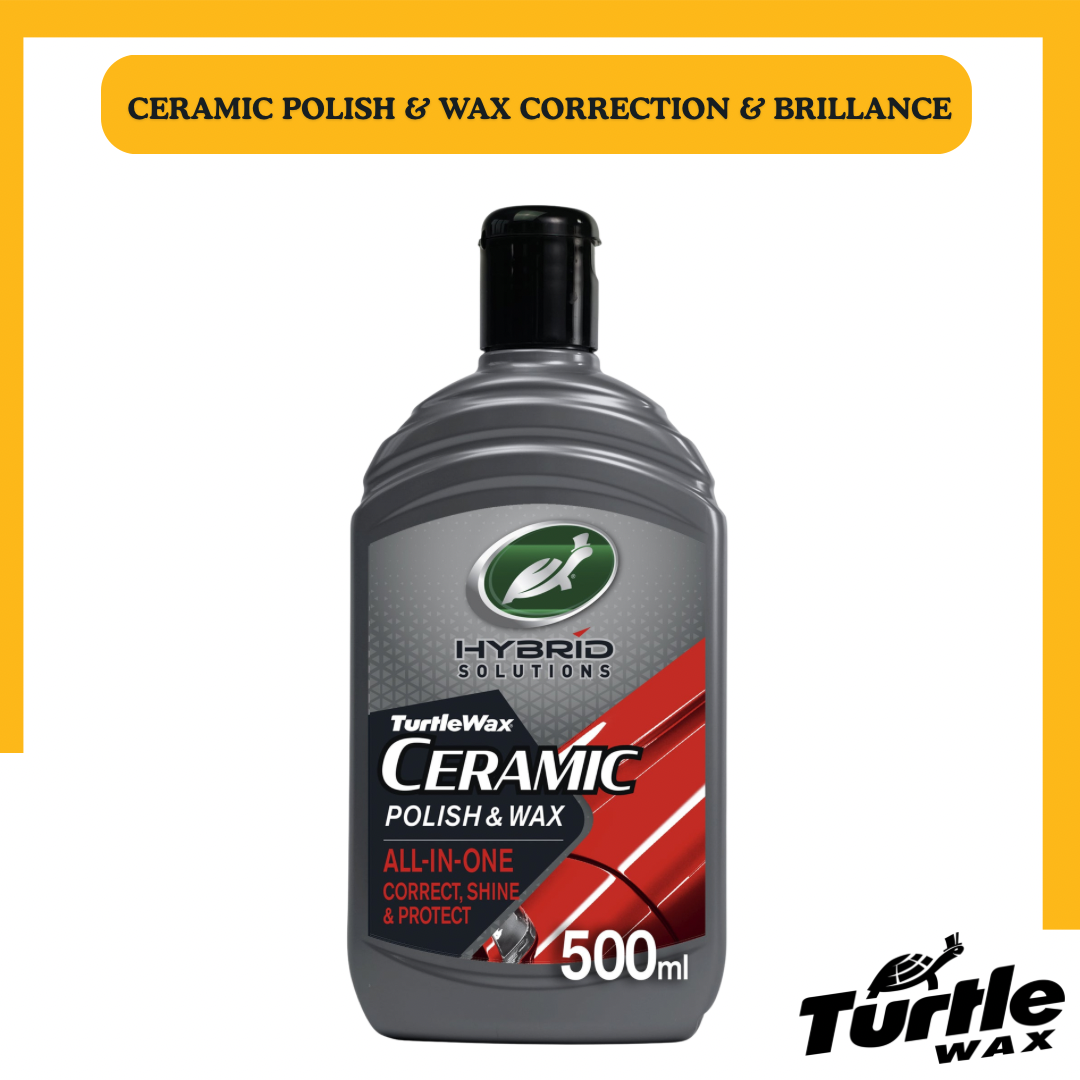 Céramique Polish & Wax Hybrid Solutions Turtle Wax – correction, brillance et protection 500 ml