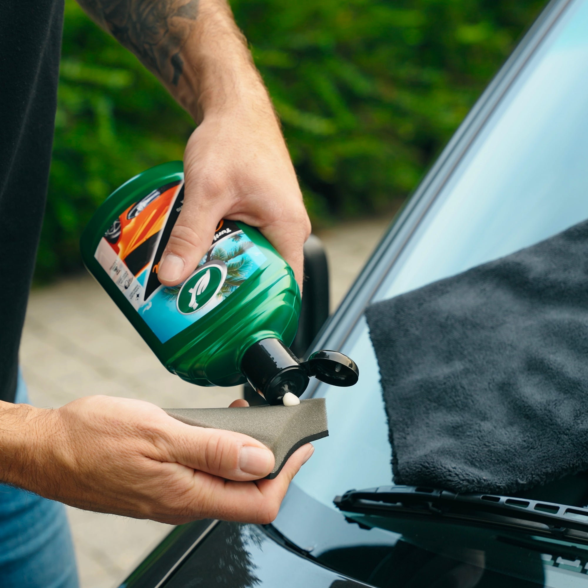 Turtle Wax Carnauba Wax – Cire Carrosserie Brillance & Protection 500ML