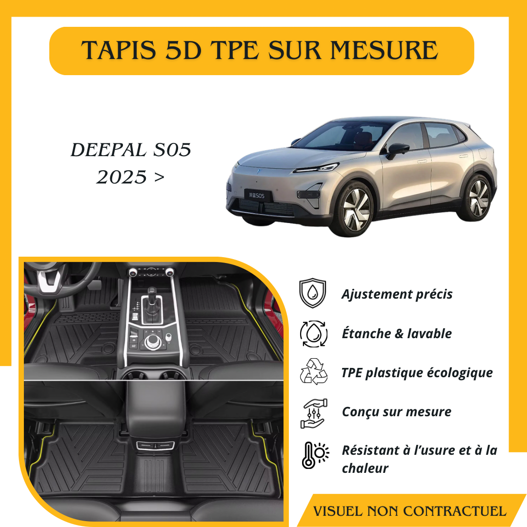 Tapis sur mesure 5D TPE Deepal S05 2025 >