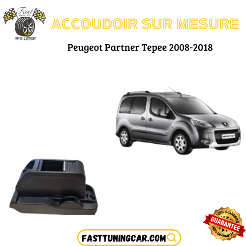 Accoudoir sur mesure Peugeot partner Tepee 2008-2018