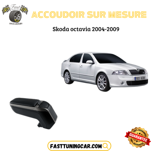 Accoudoir sur mesure SKODA OCTAVIA 2004-2009
