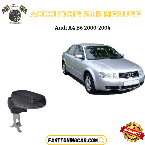 Accoudoir sur mesure AUDI A4 - B6 2000-2004