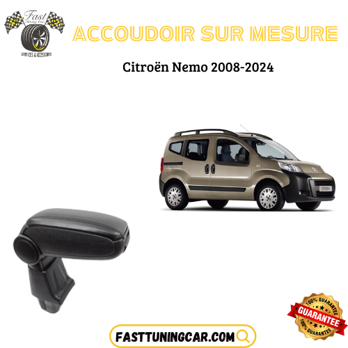 Accoudoir sur mesure Citroën Nemo 2008-2024