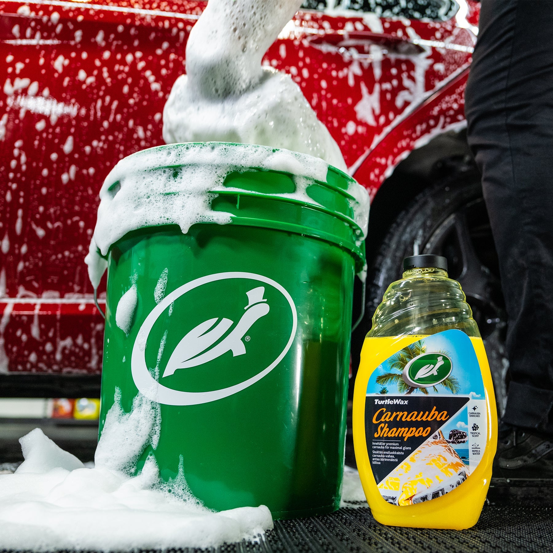 Turtle Wax Carnauba Shampoo – Shampoing Auto Brillance & Protection 500ML