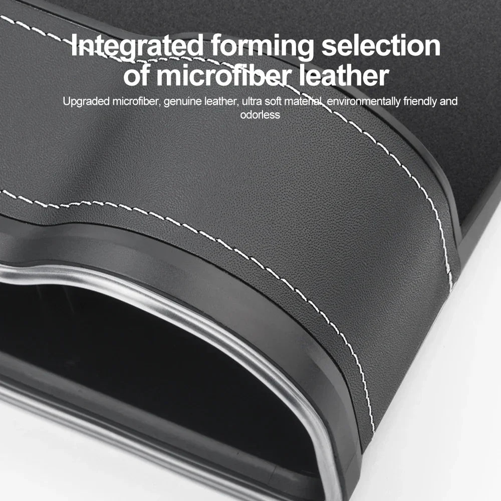 Boîte de Rangement Universelle avec Chargeur USB Intelligent Coté conducteur