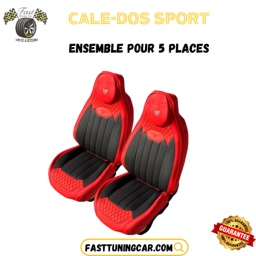 Cale-dos sport en similicuir – Ensemble Complet 5 Places