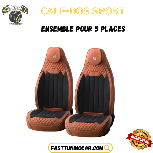 Cale-dos sport en similicuir – Ensemble Complet 5 Places