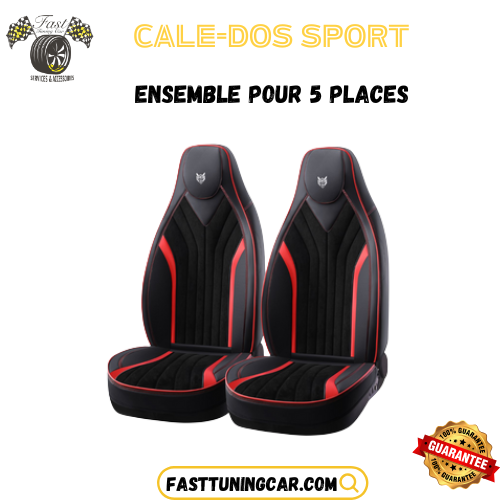 Cale-dos sport en similicuir – Ensemble Complet 5 Places
