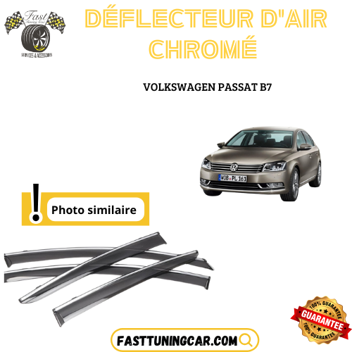 Déflecteur d’air noir et chromé Volkswagen Passat B7