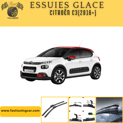 Essuies glace avant Citroën C3(2016+)