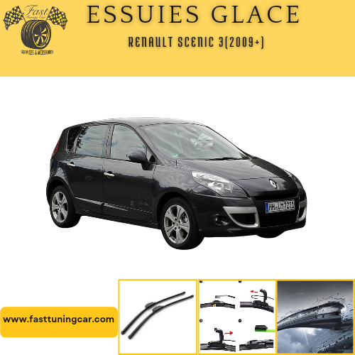 Essuies glace avant Renault Scénic 3(2009+)