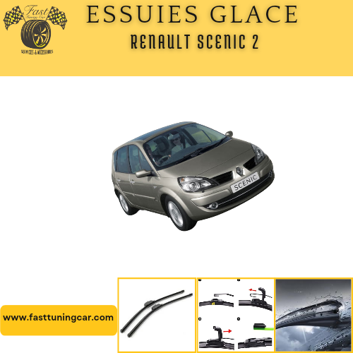 Essuies glace avant Renault Scénic 2