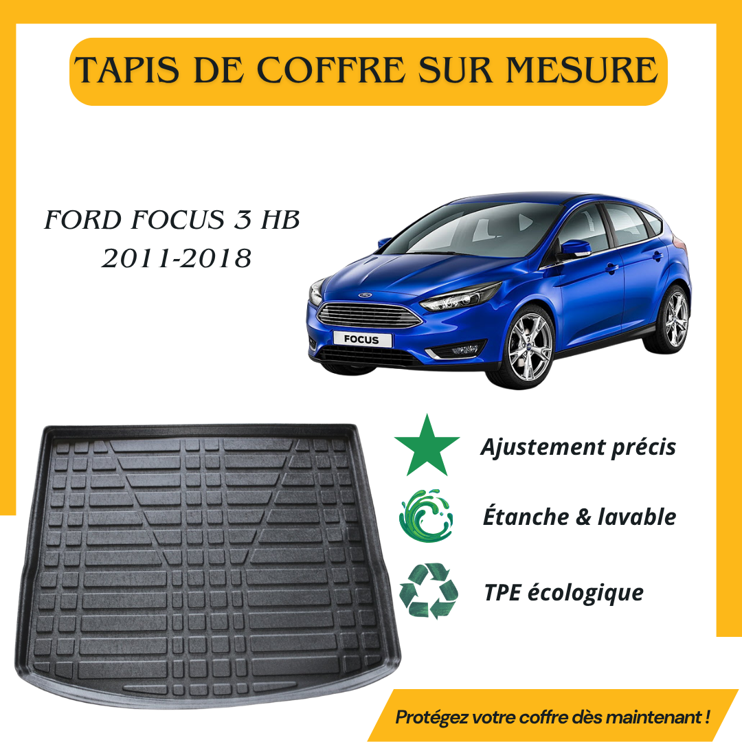 Tapis de coffre 4D FORD FOCUS 3 HB 2011-2018
