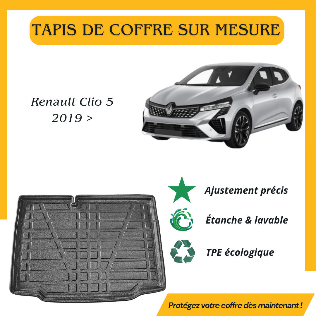 Tapis de coffre 4D Renault Clio 5 2019 >