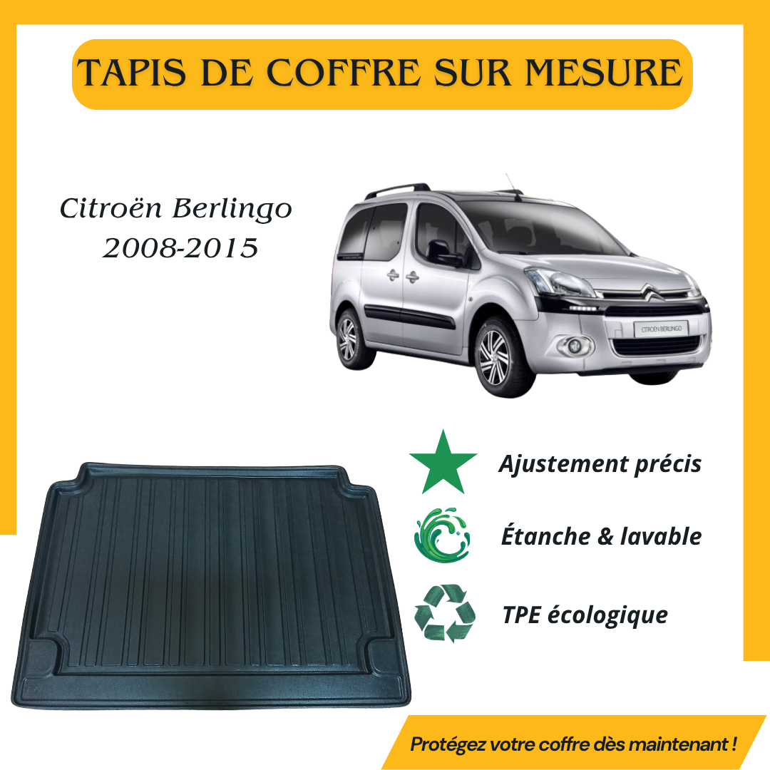 Tapis de coffre 4D Citroën BERLINGO 2008-2015