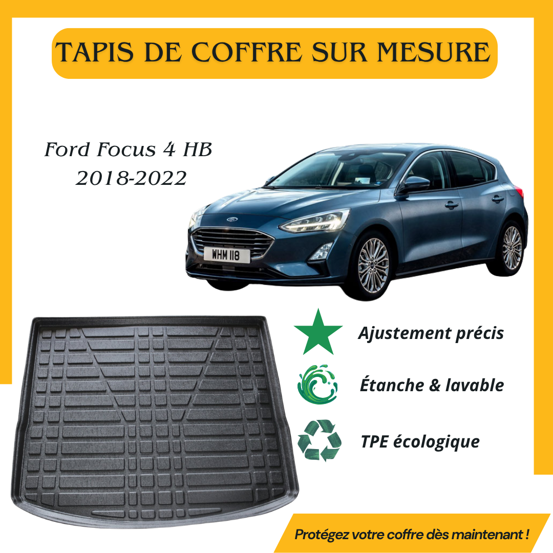 Tapis de coffre 4D Ford Focus 4 HB 2018-2022