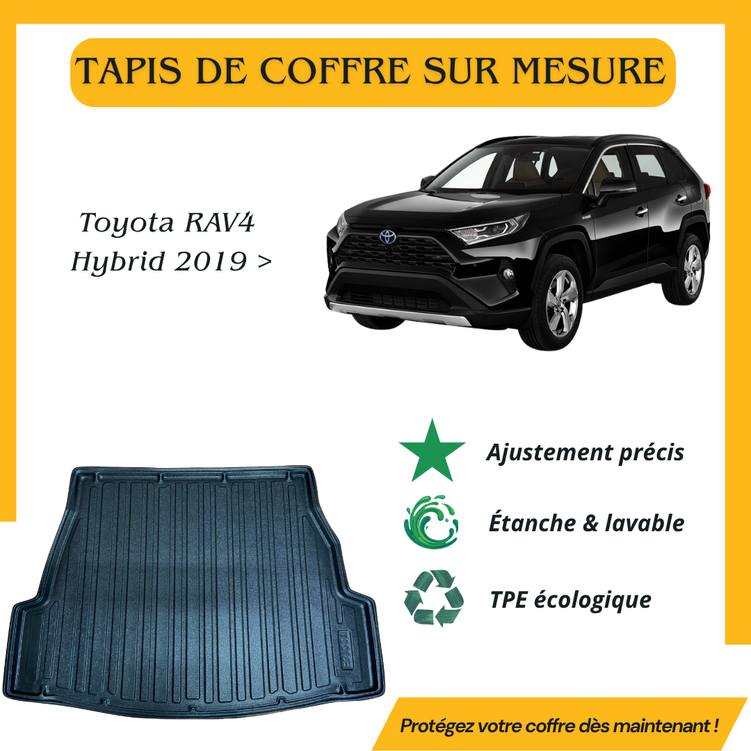 Tapis de coffre 4D Toyota RAV4 Hybrid 2019 >