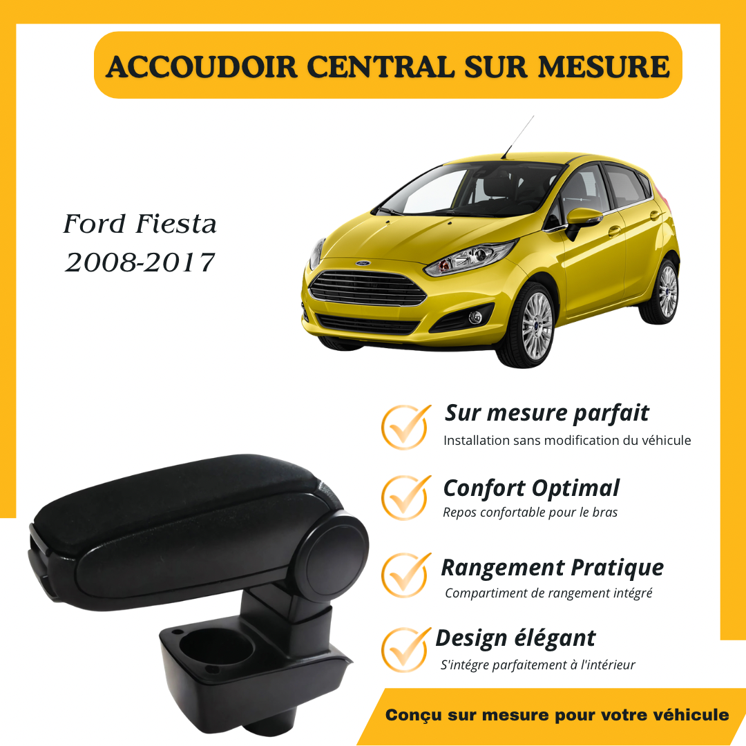 Accoudoir sur mesure FORD Fiesta 2008-2017