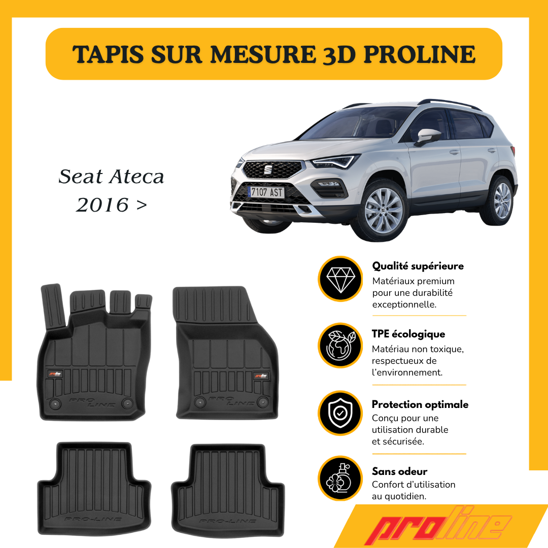 Tapis de sol PROLINE Seat Ateca 2016 >