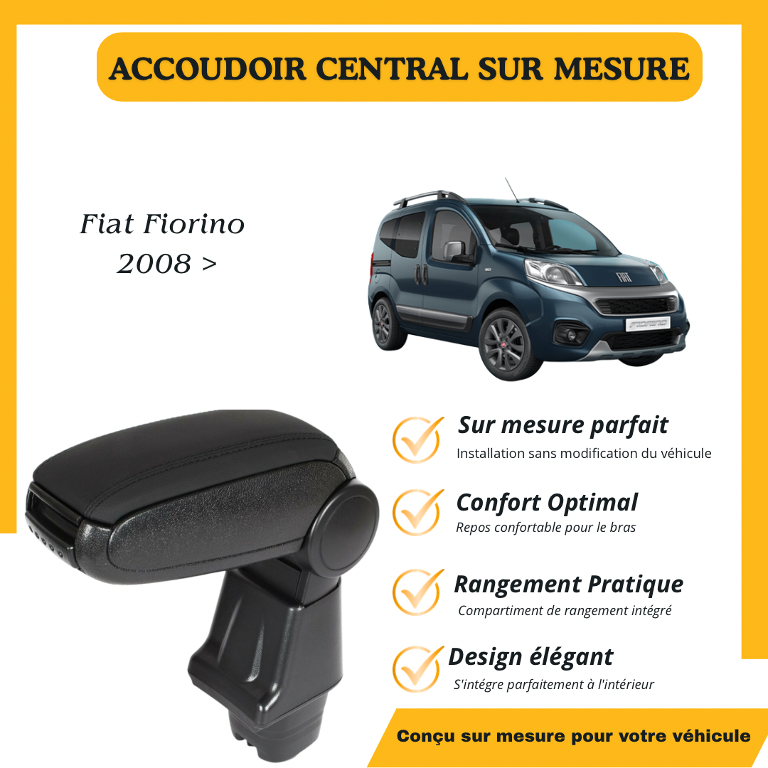 Accoudoir sur mesure Fiat Fiorino 2008 >