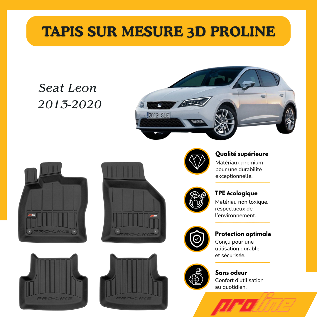 Tapis de sol Proline Seat Leon III 2013-2020