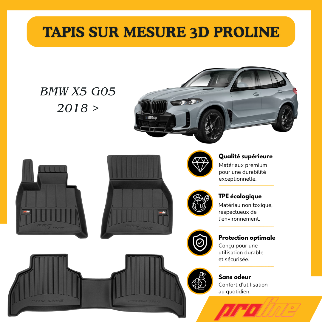 Tapis de sol PROLINE Bmw X5 G05 2018 >
