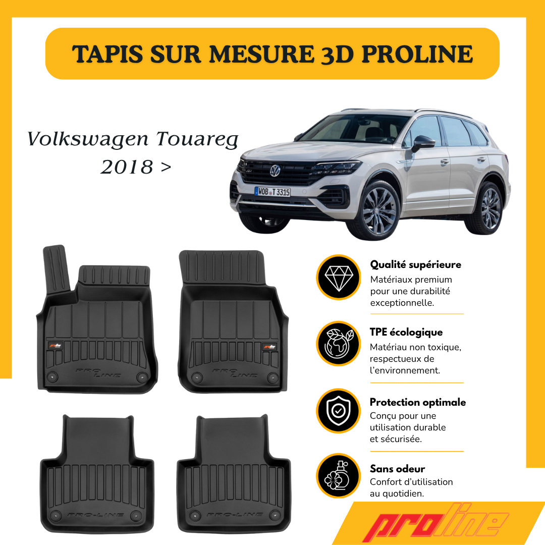 Tapis de sol PROLINE Volkswagen Touareg III 2018 >