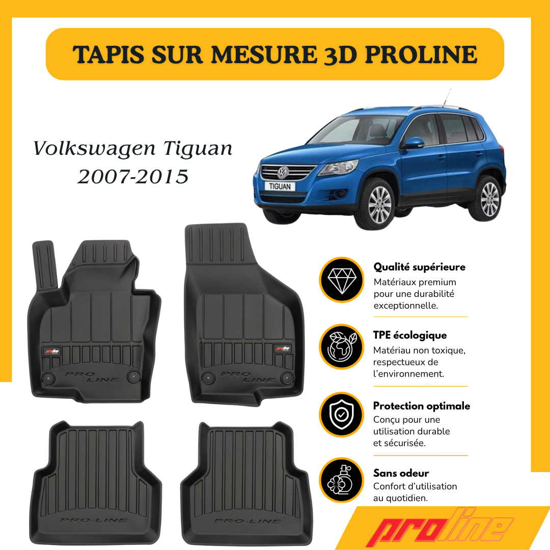 Tapis de sol PROLINE Volkswagen Tiguan I 2007-2015