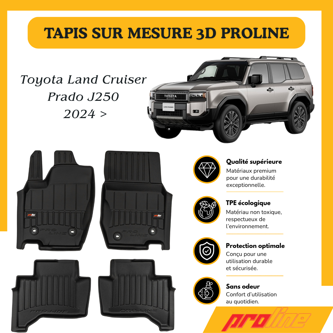 Tapis de sol Proline Toyota Land Cruiser Prado J250 2024 >