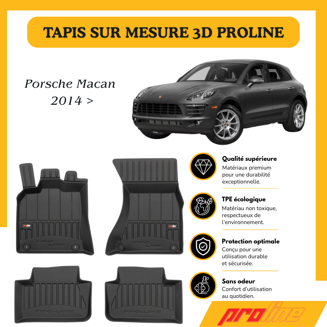 Tapis de sol Proline Porsche Macan 2014 >