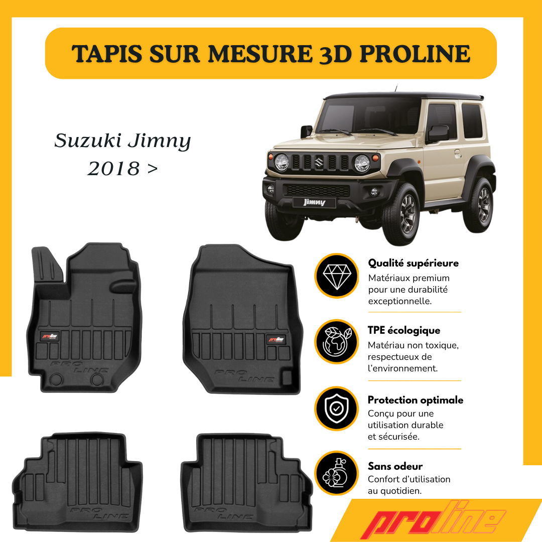 Tapis de sol Proline Suzuki Jimny IV 2018 >