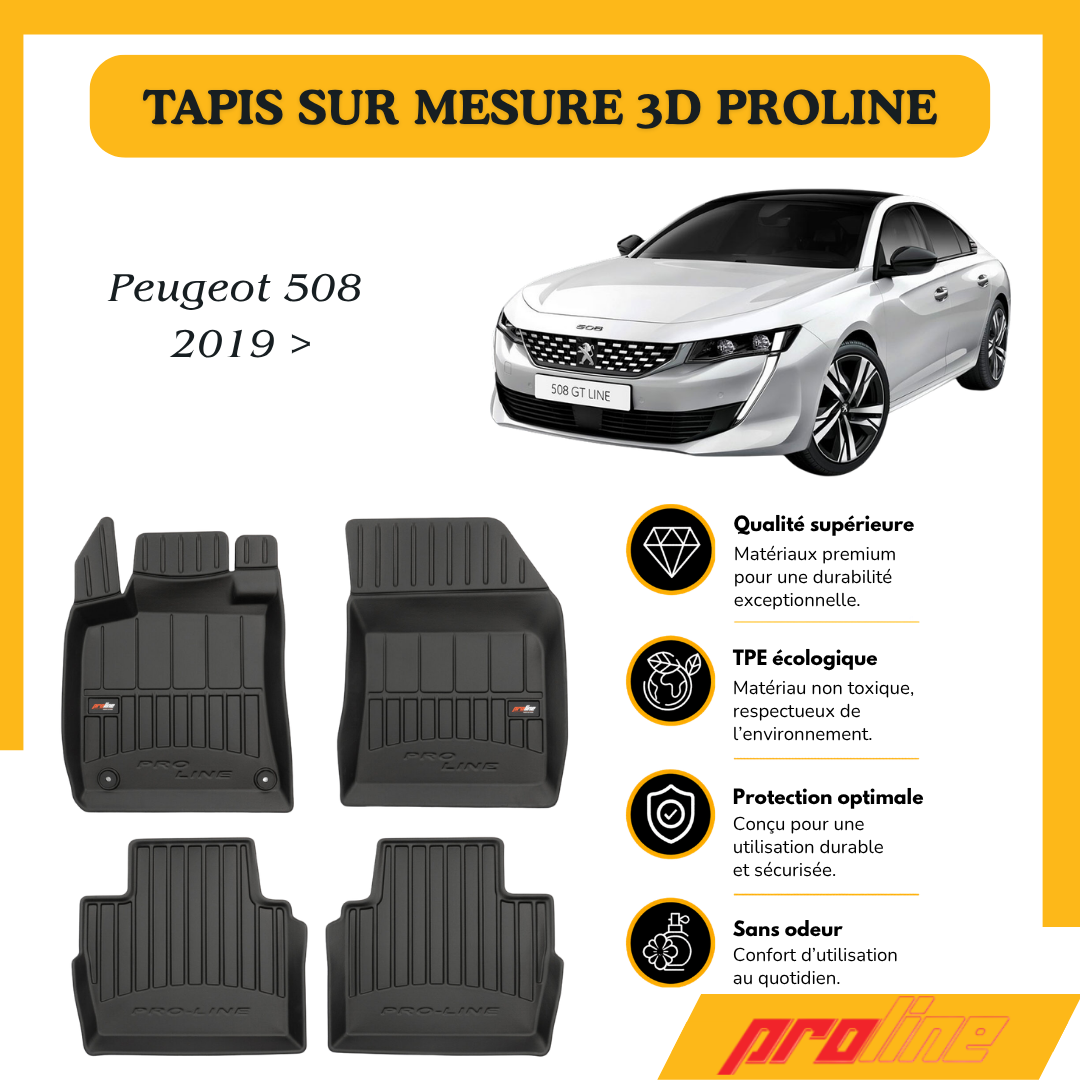 Tapis de sol Proline peugeot 508 2019 >