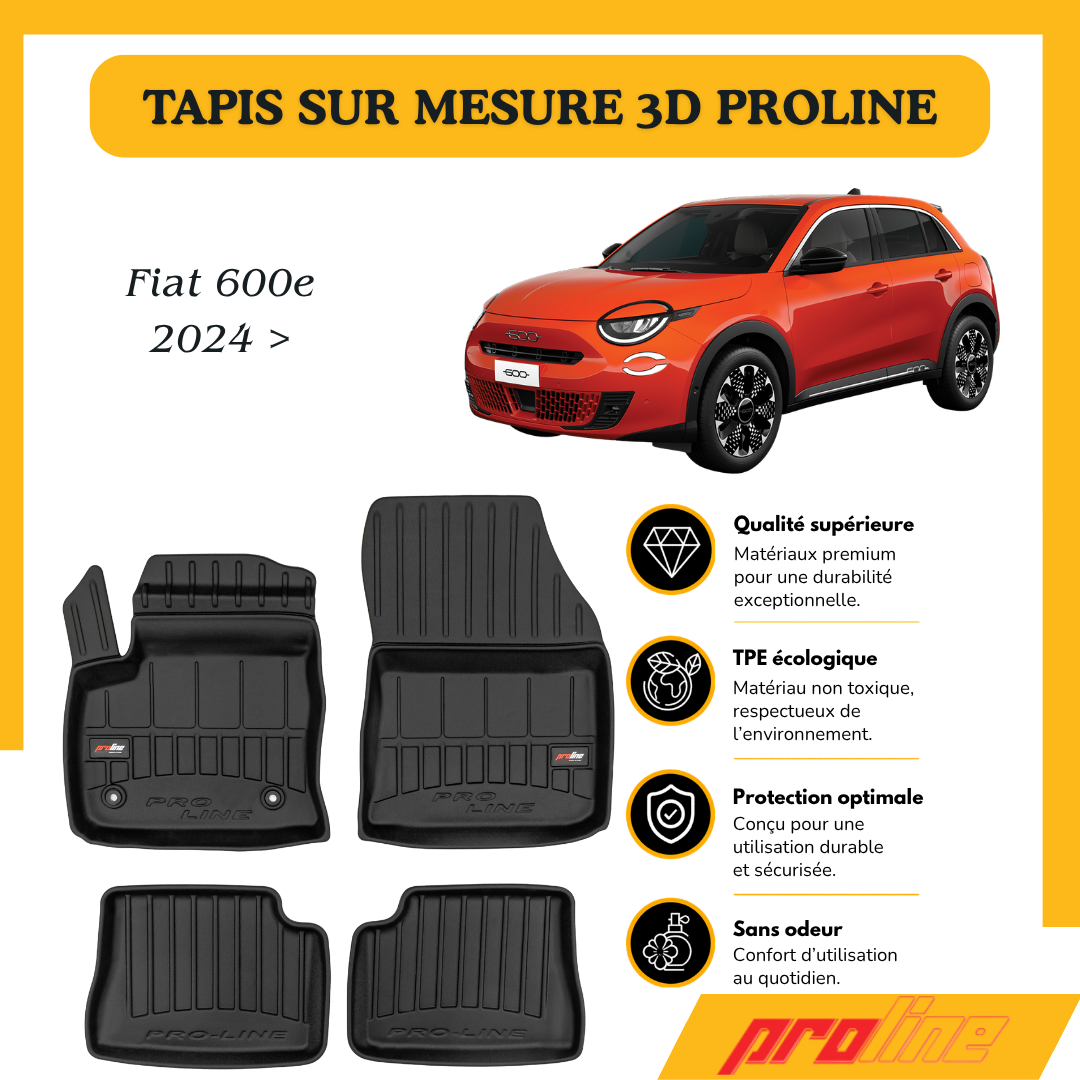 Tapis de sol Proline Fiat 600 électrique 2024 >